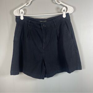 Banana Republic Women’s 10 Pleated Black Shorts Elevated Casual Summer Basics
